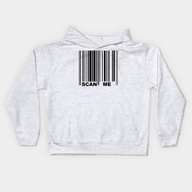 Scan Me Tee Kids Hoodie by Colin-Bentham